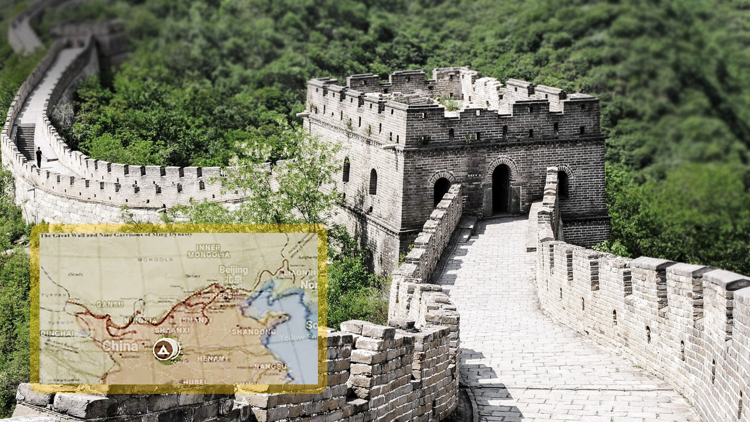 The Great Non Chinese Wall of Tartary, where is it on the map, what is the length of the object, photo, history, origin