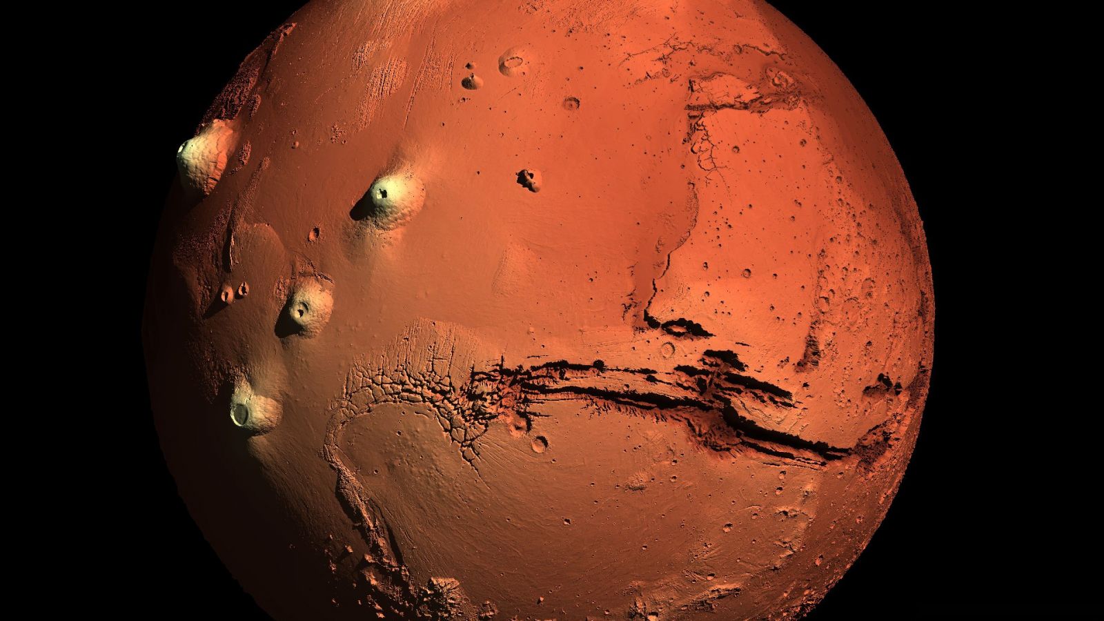 Mars asteroids marks